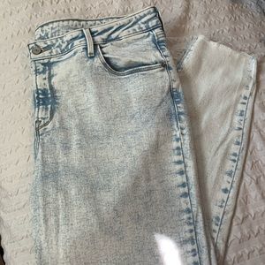 Acid wash Jegging